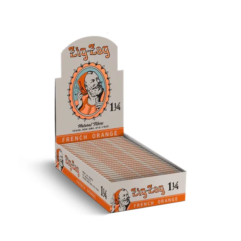 Zig-Zag Vintage - French Orange 1 1/4 Rolling Papers - 1pk - (24 Count Display)