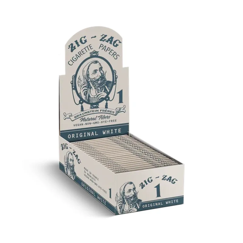 Zig-Zag Vintage - White Rolling Papers - 1pk - (24 Count Display)