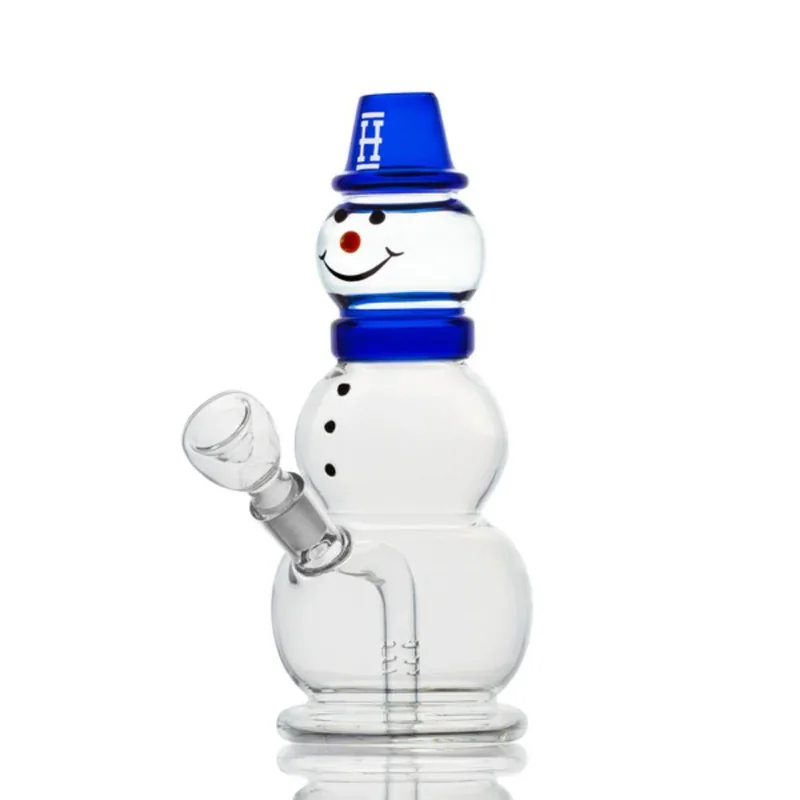 8" Hemper Snowman Mini Water Bubbler - Various Colors - (1 Count)