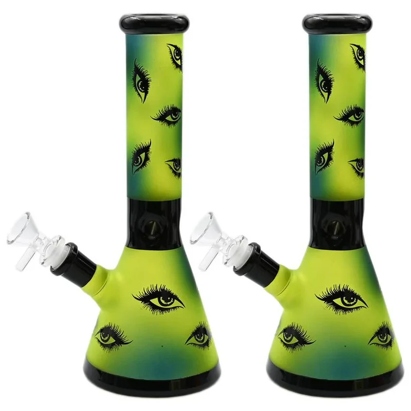 10" Water Pipe With Beautiful Eyes - Design And Color May Vary - (1 Count)