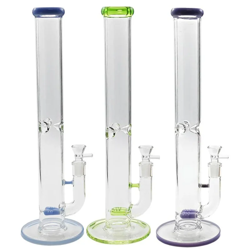 17" Assorted Color Water Pipe with Ice Catcher - Color and Design May Vary - (1 Count)