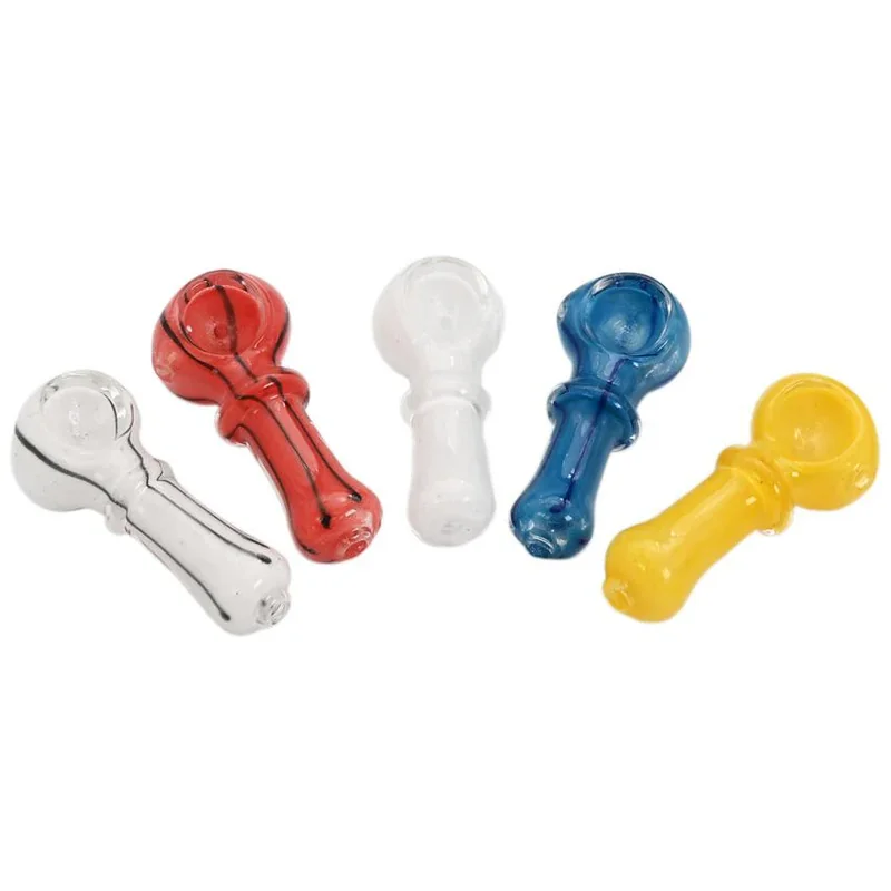 2.5" Heavy Spoon Hand Pipe - Design And Color May Vary - (1 Count)