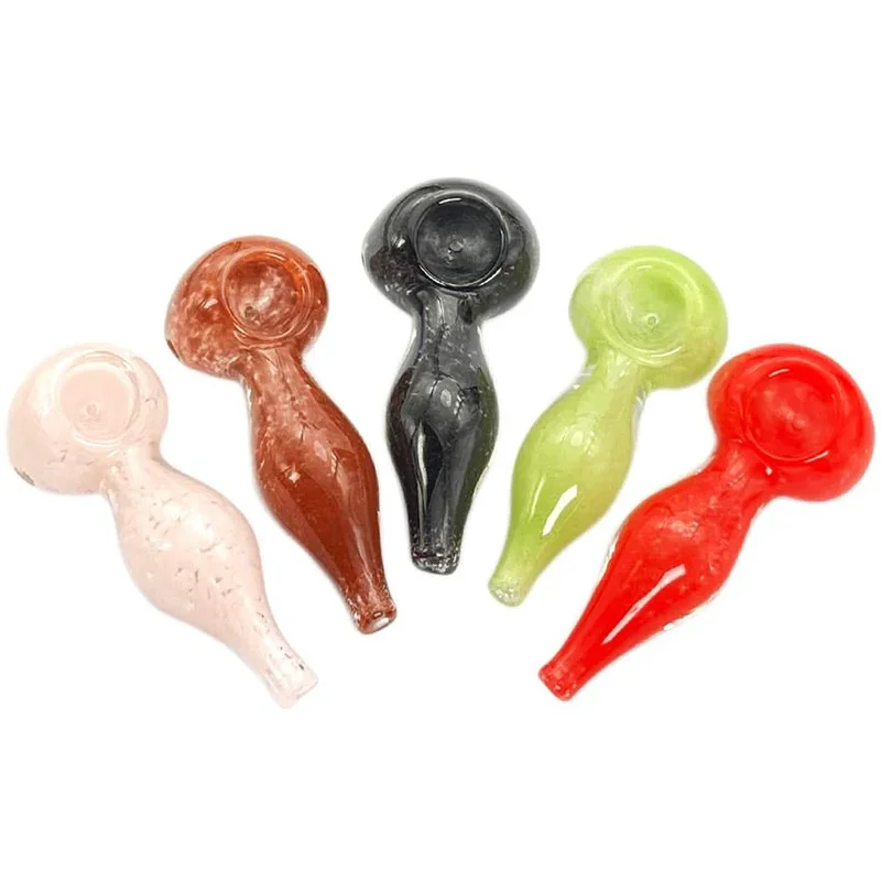 3.5" Spoon Ombre Hand Pipe - Design And Color May Vary - (1 Count)