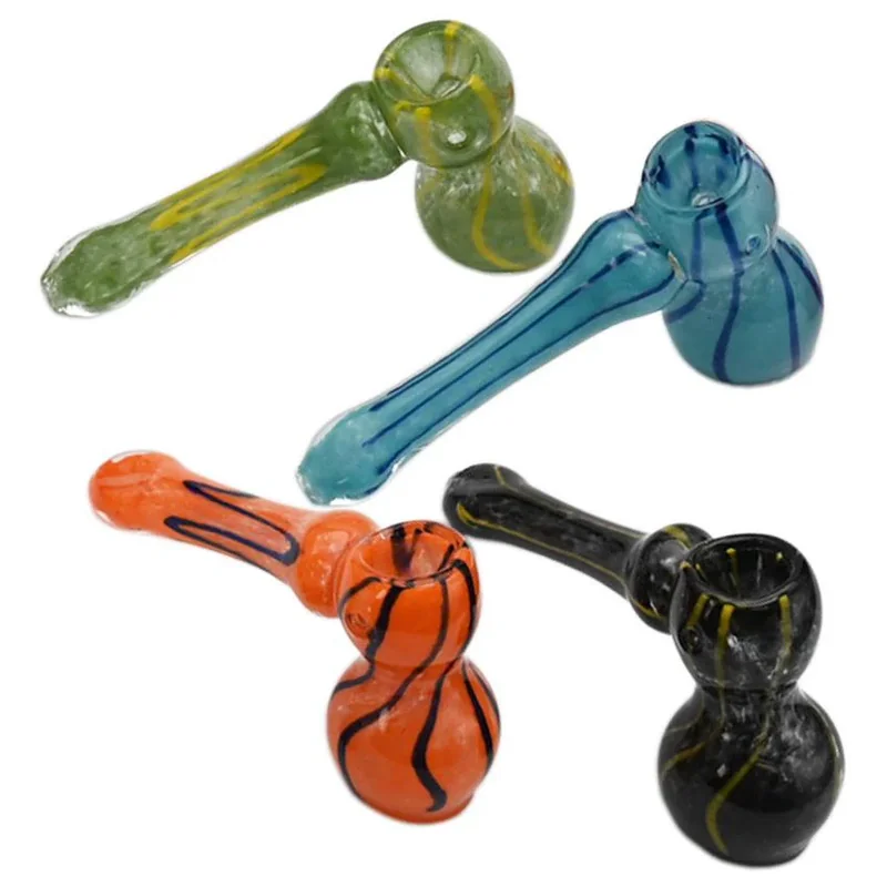 4.5" Abstract Stripe Art Bubbler - Design And Color May Vary - (1 Count)