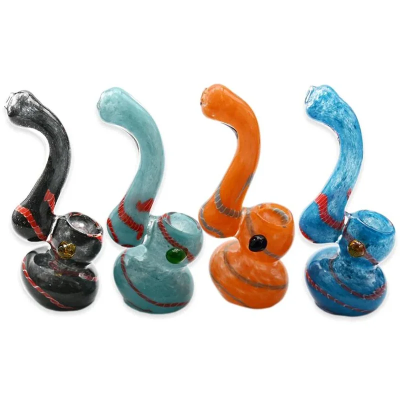 4.5" Spiral Color Stand Up Bubbler - Design And Color May Vary - (1 Count)