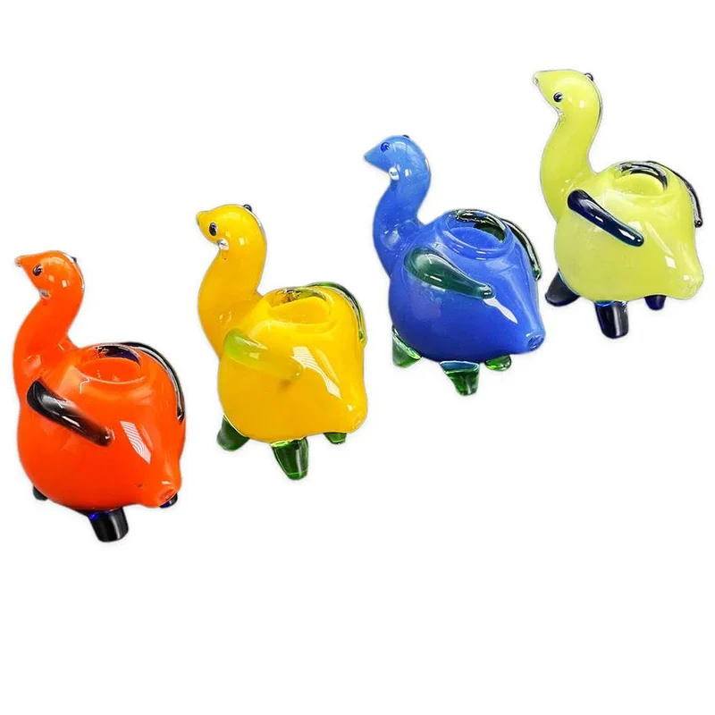 4" Color Gradient Bird Hand Pipe - Design And Color May Vary - (1 Count)