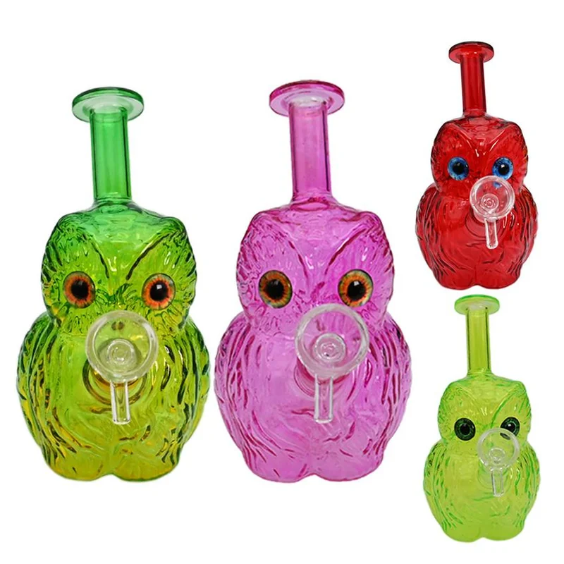 5.5" Owl Bong Water Pipe - Design And Color May Vary - (1 Count)