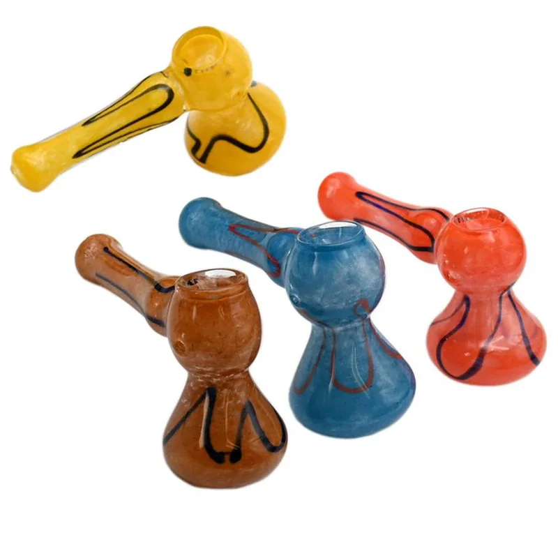 5" Assorted Line Stripe Art Bubbler - Design And Color May Vary - (1 Count)