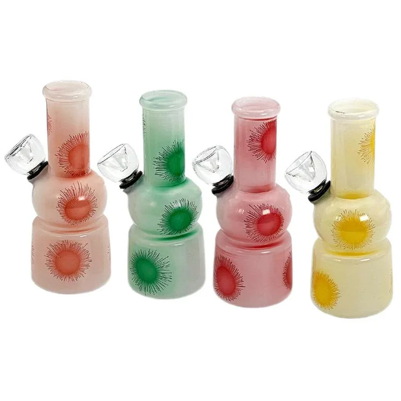 5" Sun Print Bong - Design And Color May Vary - (1 Count)