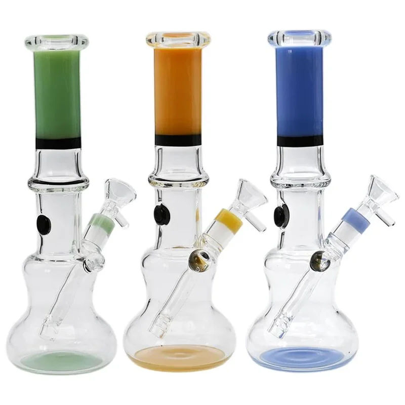 9" Milky Color Join Fancy Body Art Water Pipe - Design And Color May Vary - (1 Count)