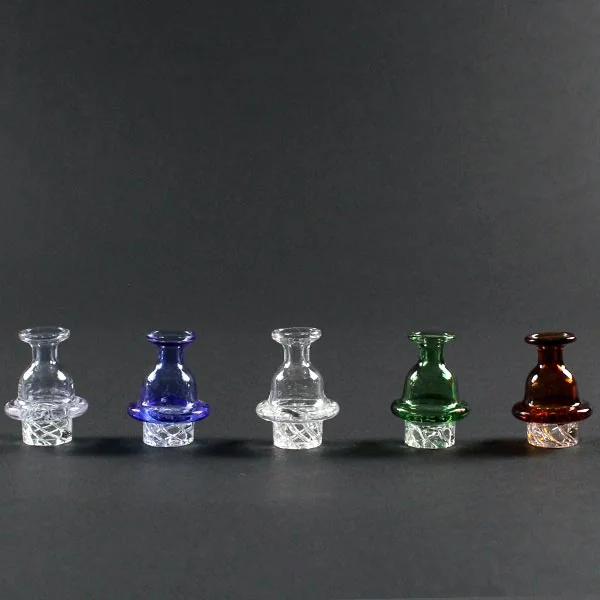 Colored Glass Cyclone Cap – 10 pack