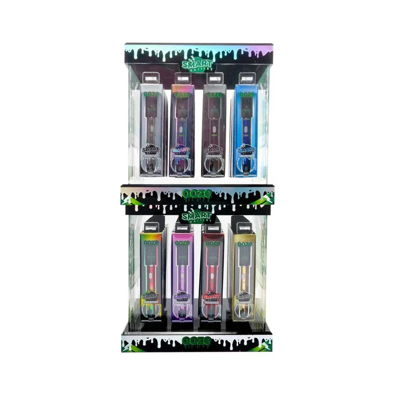 OOZE Smart 510 Thread Battery Display - Assorted Colors - (48 Count Display)