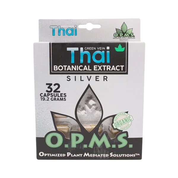 Green Vein Thai OPMS Silver Blister Capsules