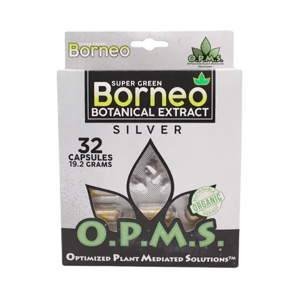 Super Green Borneo OPMS Silver Blister Capsules