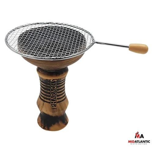 Pharaohs Hookah Bowl w/ Screen (Assorted Colors) [MS1901] *Sold As Singles*