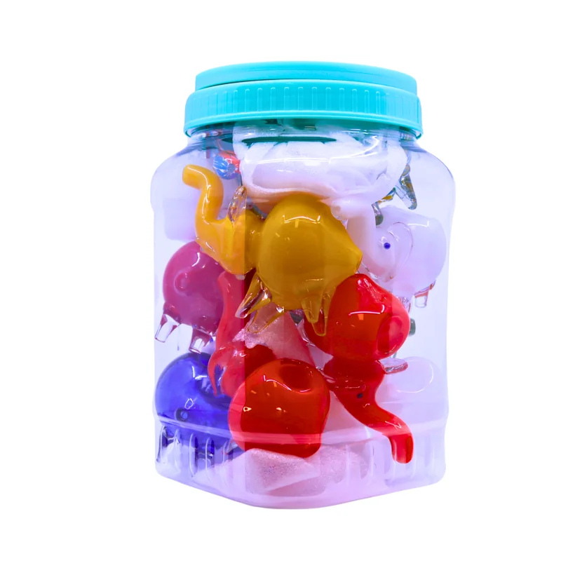 PREMIUM LARGE ELEPHANT HANDPIPE MIX COLORS 4" JAR OF 13 (JAR-99)