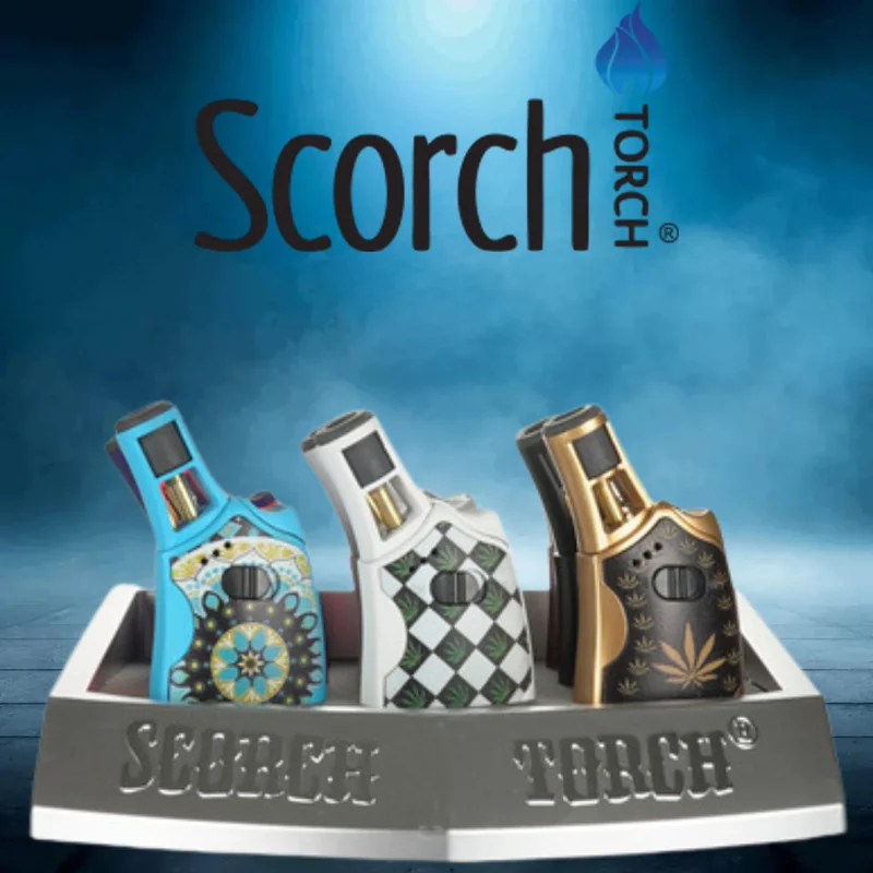 SCORCH TORCH MANDALA LEAF DESIGN DISPLAY OF 9 (61644-3) ST-3