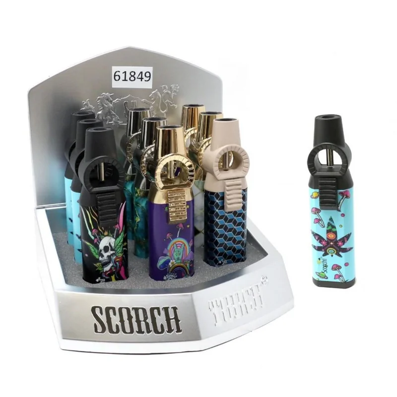 SCORCH TORCH POWERFUL ASSORTED DESIGNS DISPLAY OF 9 ST-127