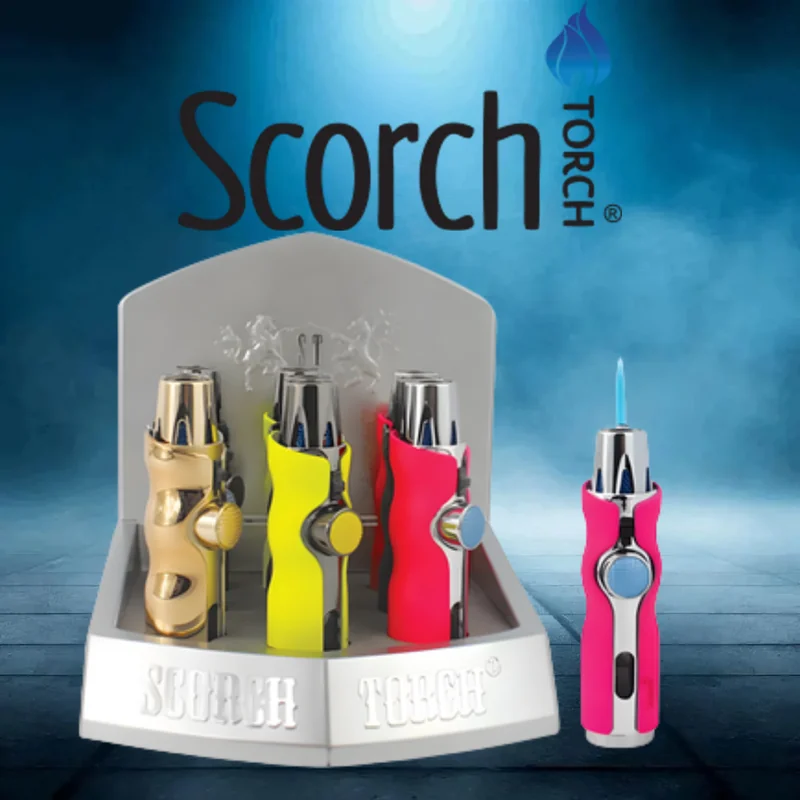 SCORCH TORCH WAVY GRIP BUTTON DISPLAY OF 9 (61691) ST-43