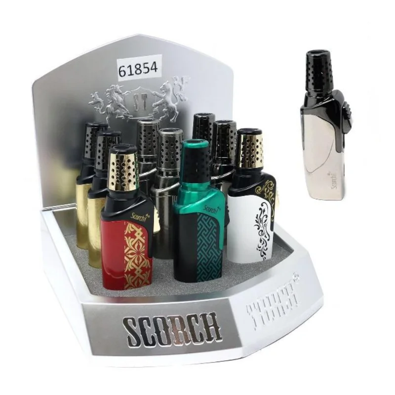 SCORCH TORCH WITH PULL DOWN BUTTON DISPLAY OF 9 ST-132