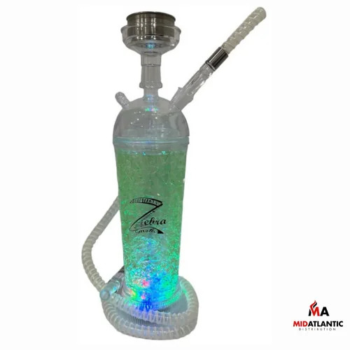 Shake Large 15in Single Hose LED Cup Hookah (Assorted Colors)