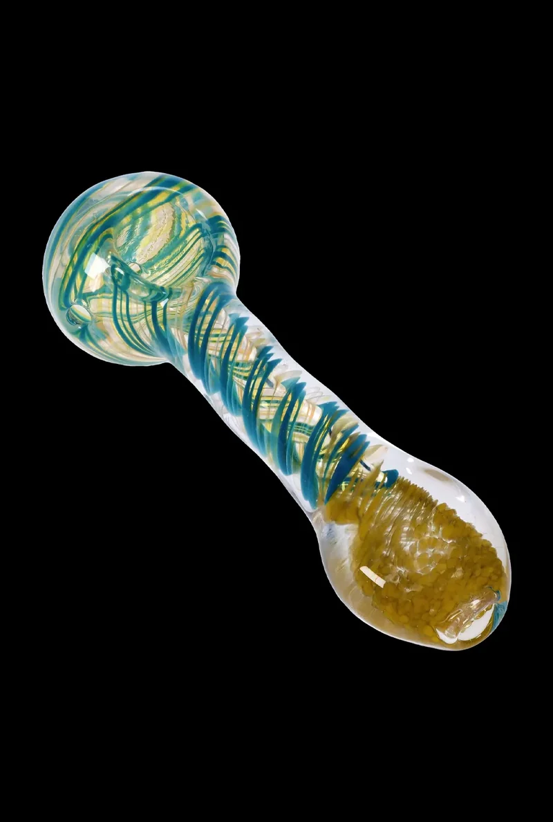Color Twisting Spoon Pipe - 3 in.