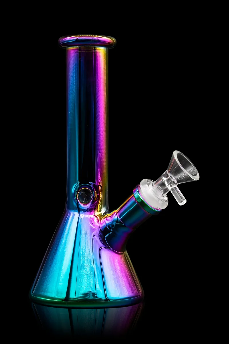 Iridescent Color Shift Beaker Bong