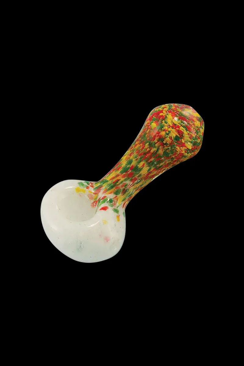 Rasta Color Frit Glass Pipe