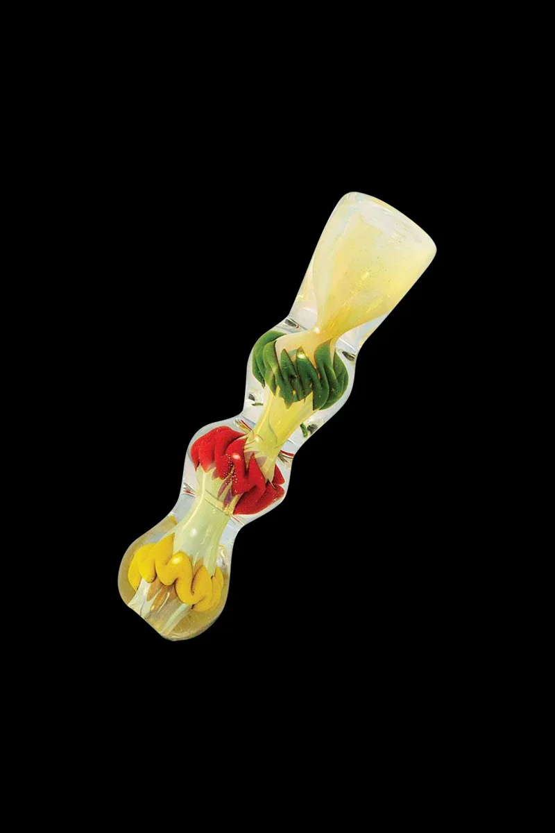 Rasta Color Fumed Chillum