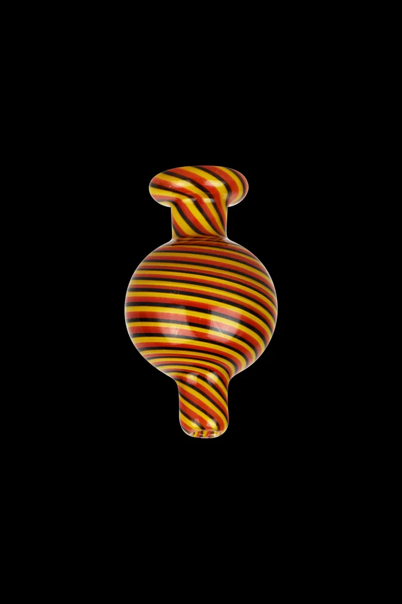 Reverse Color Glass Ball Carb Cap