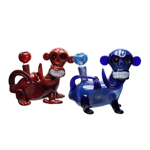 6" Limited Edition Monkey Bubbler - Color May Vary - (1 Count)