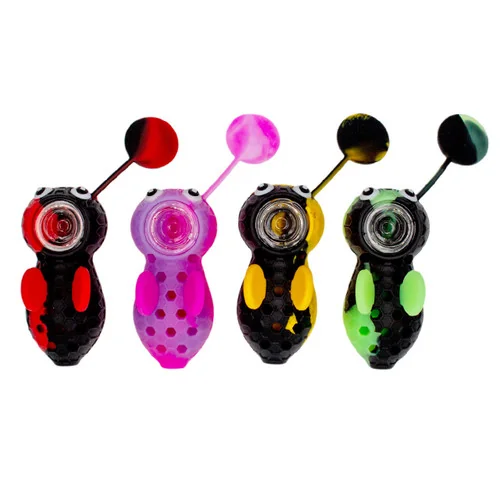 3.5" Silicone Bee Shape Spoon By Stratus (Pack of 12 Asstd Colors) *Drop Ship* (MSRP $6.99 Each)