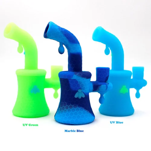 6" Silicone Rig By Stratus (Pack of 7 Asstd Colors) *Drop Ship* (MSRP $28.99 Each)
