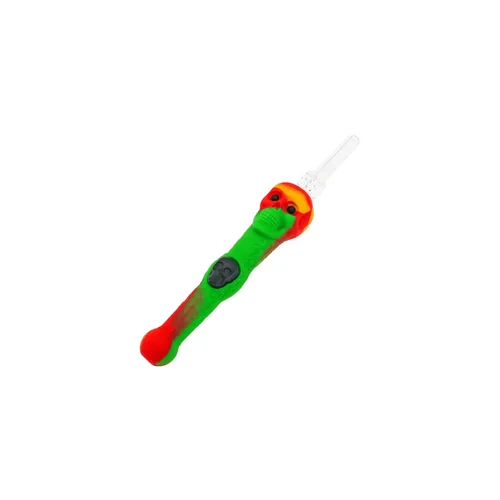 7" Silicone Skull Honey Dipper by Stratus (Bundle of 12 Asstd Colors) *Drop Ship* (MSRP $14.99 Each)