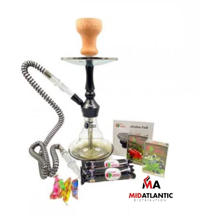 Tanya Basha Single Hose 13in. Hookah #4 Retail Starter Kit w/ Case (Assorted Colors) *Sold As Singles*