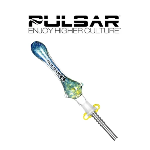 Pulsar - 7.5" Candy Frit Twist Dab Straw (Asstd Colors) *Drop Ship* (MSRP $28.99)