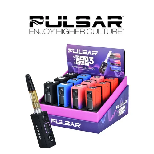 Pulsar Payout 3.0 Variable Voltage Vape Battery (Display of 12) *Drop Ship* (MSRP $17.00 Each)