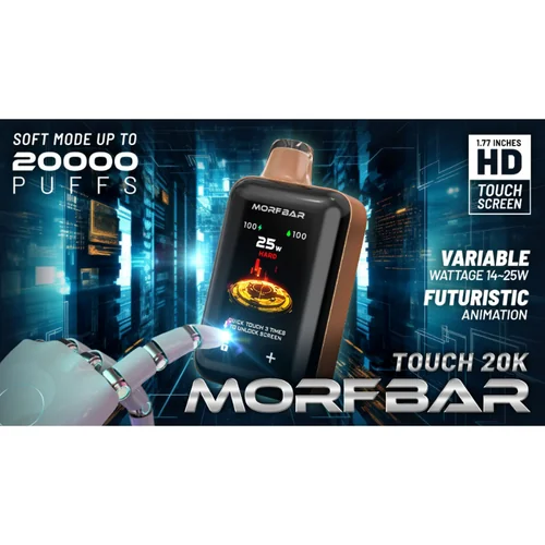 Smok Morf Bar Touch 20k Puffs 50mg Varible Wattage 18mL Disposables *Display of 5*