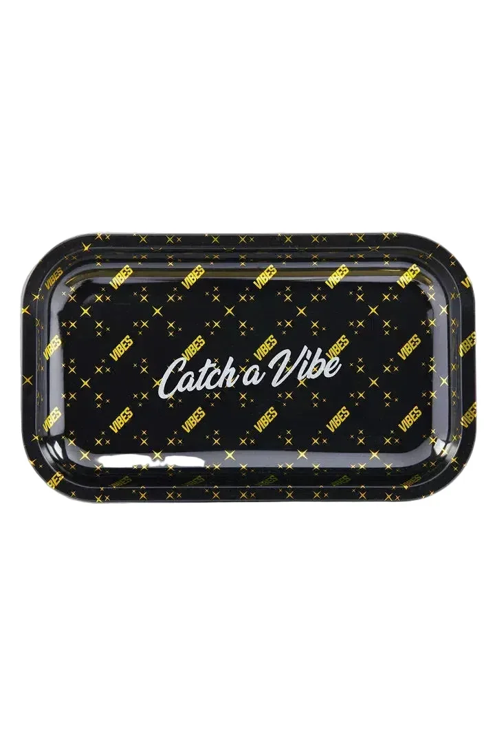 Vibes Medium "Catch A Vibe" Rolling Tray - (Various Colors) - (1 Count)