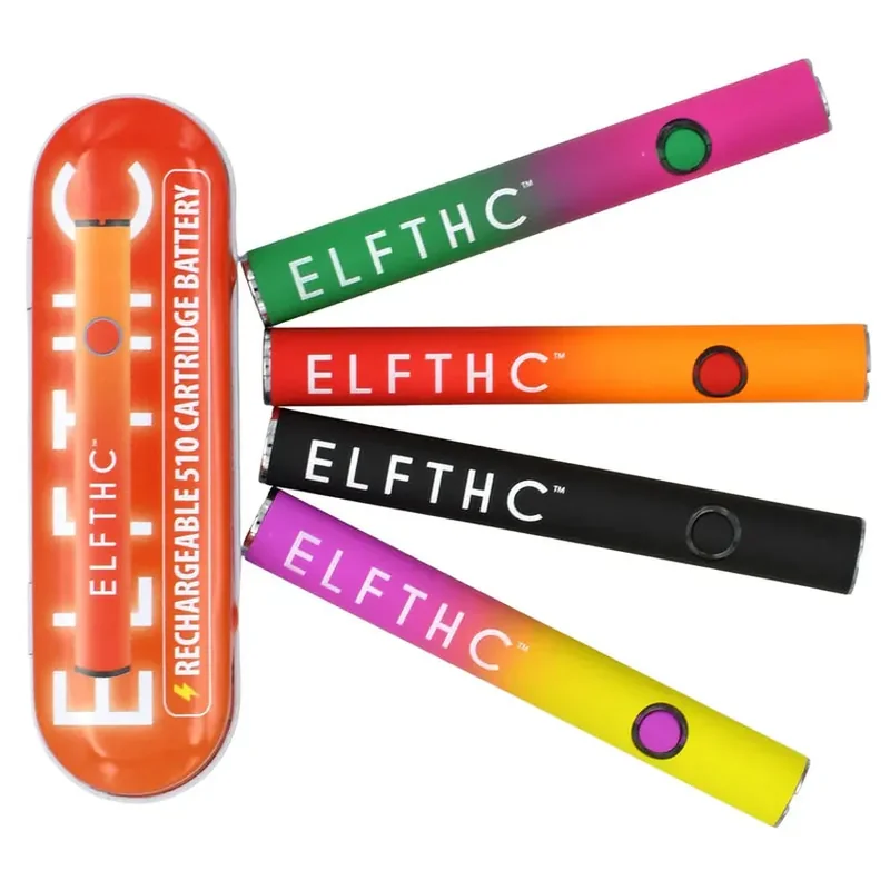 ELF Hardware 510 Thread Rechargeable Battery - Various Colors - (10 Count Display)