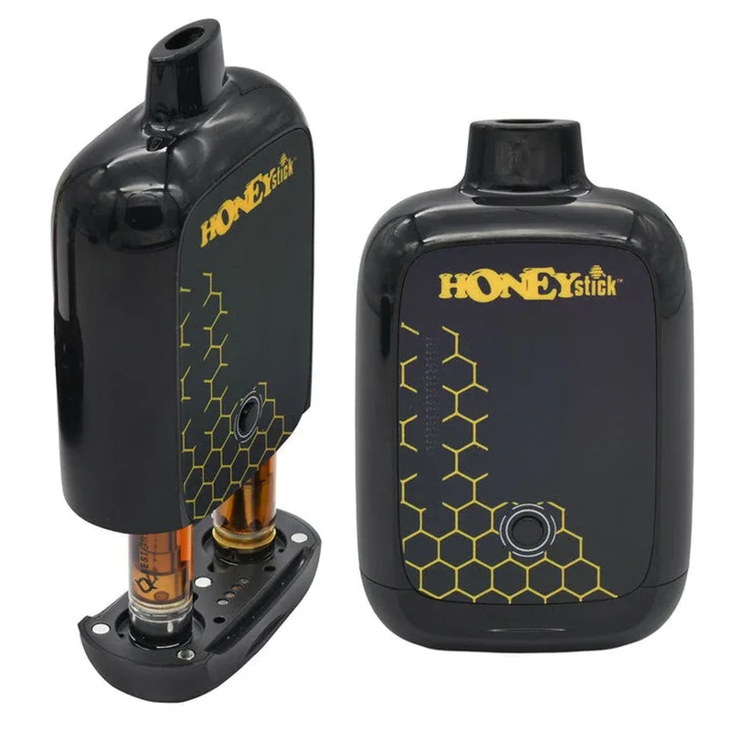 Honeystick DUO VV Plus 510 Thread Cartridge Vape - Various Colors - (1 Count Or 10 Count Display)