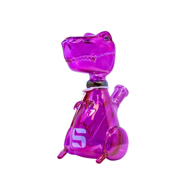 DINO GLASS 6" WATERPIPE DIFFRENT COLORS