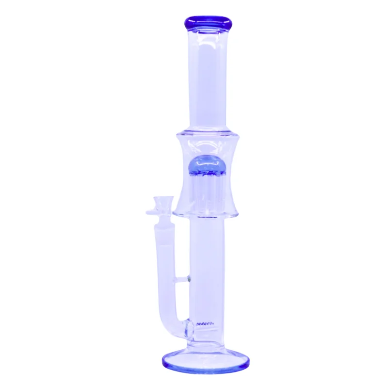 DOUBLE HEAVY GLASS 17" WATERPIPE ASSORTED COLORS (WP-504)	