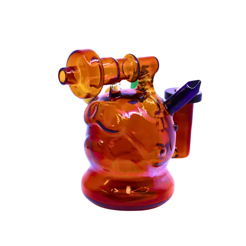 PREMIUM GLASS 5" WATERPIPE DESIGNER CHARACTER ASSORTED COLORS (WP-443)
