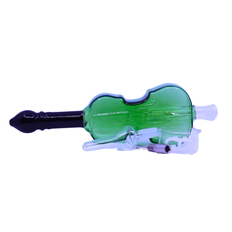 PREMIUM GLASS 8" NECTAR COLLECTOR GUITAR DESIGN ASSORTED COLORS 