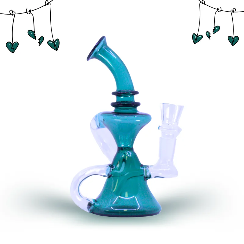 PREMIUM RECYCLER 7" WATER PIPE ASSORTED COLORS (WP-524)