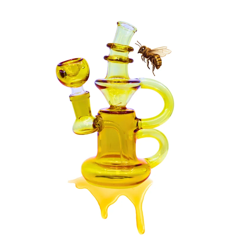 PREMIUM RECYCLER WATERPIPE 7" MIXED COLORS (WP-437)