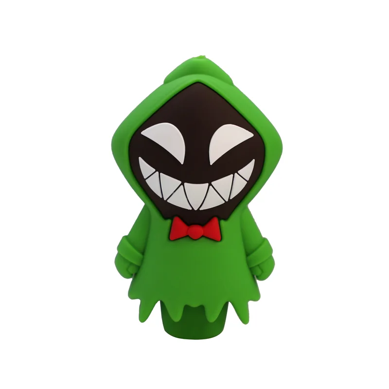 SMILING GHOST SILICONE 3.1" HANDPIPE ASSORTED COLORS