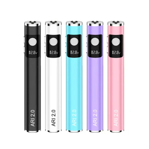 Yocan - ARI 2.0 650mAh Carto Battery - Mixed Color - Display of 15 (MSRP $17.00ea)