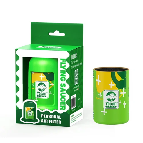 Yocan Green - Personal Air Filter - Flying Saucer (MSRP $20.00)